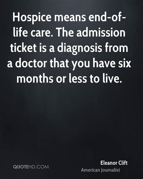 Hospice Quotes From Doctors Quotesgram