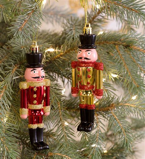 Nutcracker Ornaments Set Of 2 Wind And Weather