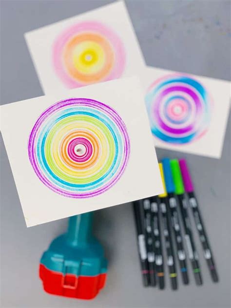 Drill Spin Art With Kids Hello Wonderful