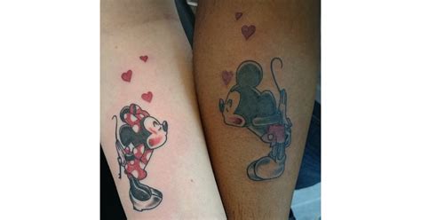 Mickey And Minnie Disney Couple Tattoos Popsugar Love Sex Photo My