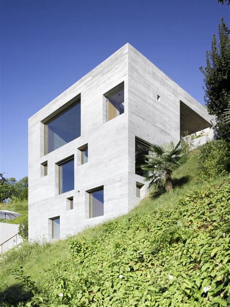 Easy Cut Volumetric And Naturalistic New Concrete House Home Design Lover