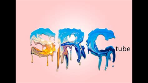 Photoshop Paint Dripping Text Effect Watercolor Melting Text Step By Step Video Tutorial