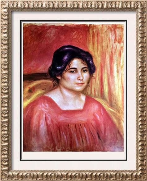 Pierre Auguste Renoir Gabrielle In A Red Blouse C1910 Fine Art Print
