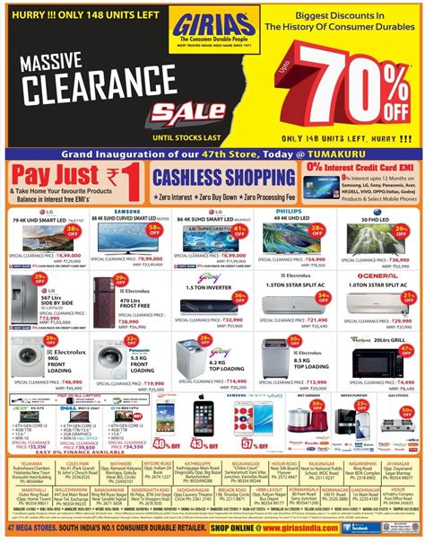 Check Out Discount Sale Advertisements Published In Leading Newspapers