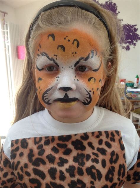 Leopard Face Painting Carnival Leopard Carnavals