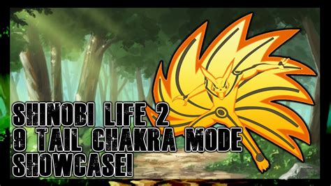 Shinobi Life 2 Kurama Chakra Mode Showcase Roblox Youtube