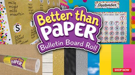Better Than Paper Bulletin Board Rolls Teacher Supplies Bulletin Board Paper Teacher Created