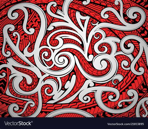 Maori Tribal Ornament Royalty Free Vector Image