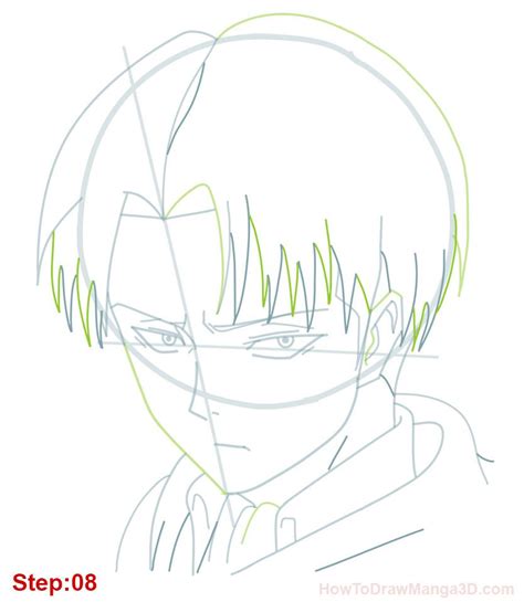 How To Draw Levi Ackerman Step By Step Levi Titan Attack Draw