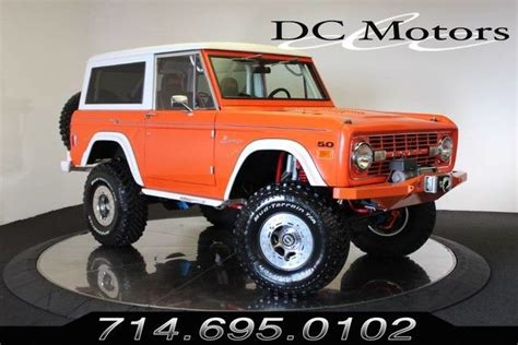 Ranger Edition 1974 Ford Bronco Amazing Restoration For Sale Ford