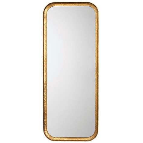 Large Rounded Rectangle Mirror With Gold Leaf Finish Rectangle Mirror Mirror Mirror Trends