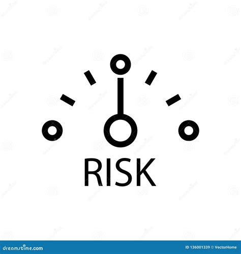 Risk Icon Vector Illustration Stock Vector Illustration Of