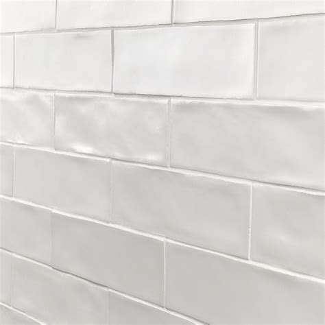 Bayou White 3x12 Matte Ceramic Subway Wall Tile White Subway Tile
