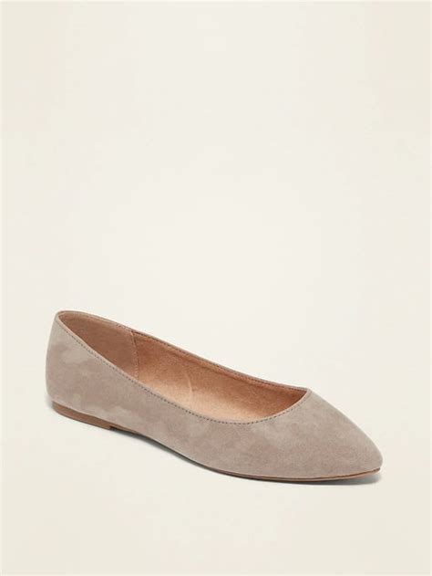 Old Navy Faux Suede Pointy Ballet Flats Deals From 20 And Under Section At Old Navy