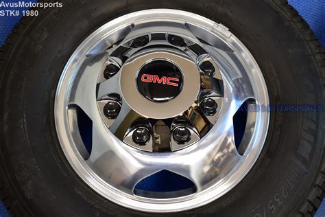 17 Gmc Sierra Denali 3500 Oem Dually Alloy Wheels Tire Chevy Silverado