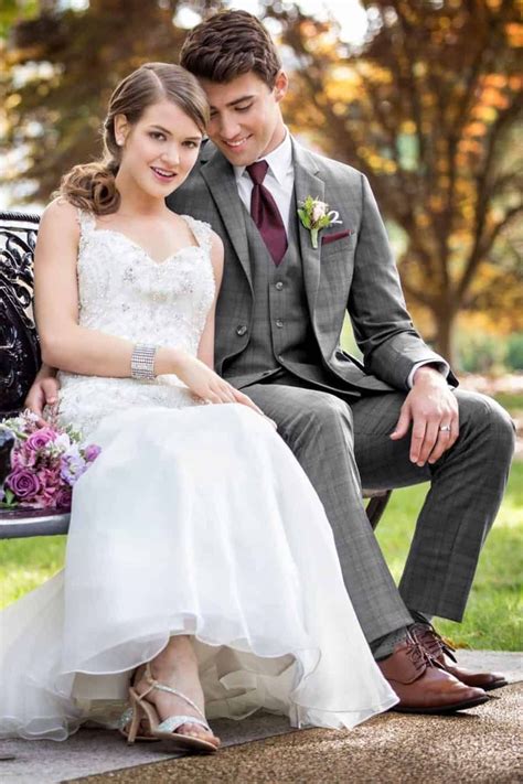 16 ways to wear a suit to your wedding instead of a tux grey suit wedding groom suit grey