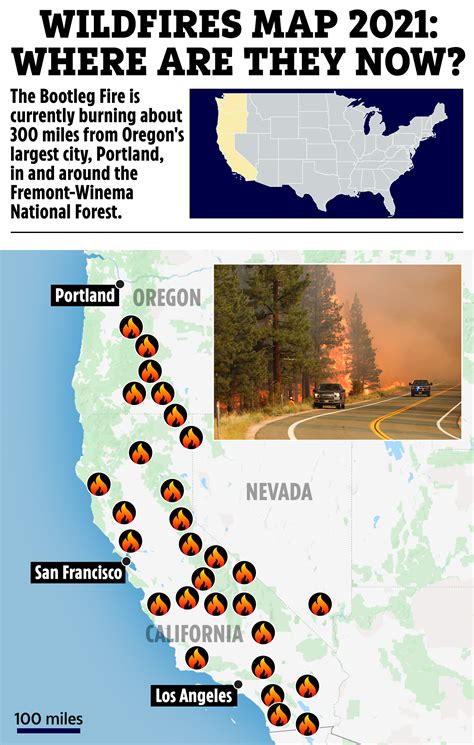 Wildfires Map 2021 Where Are They Now Big World Tale