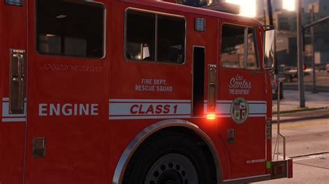 Los Santos Fire Department Engine Firefighters Gta5