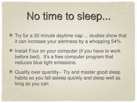 ppt the importance of sleep powerpoint presentation free download id 3370382