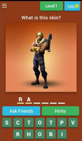 Guess The Fortnite Skins Apk Per Android Download