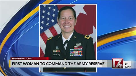 First Woman To Command The Army Reserve Youtube