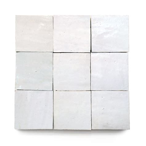 Zia Tile Handmade Artisanal Tile From Around The World Zellige Tile Pure Products White