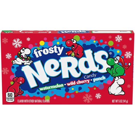 Nerds Frosty Holiday Candy 5 Oz Box