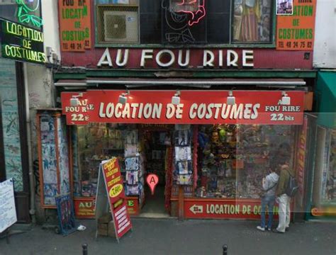 Au Fou Rire Costume Et Article De Fête Paris 9ème 75009 Adresse