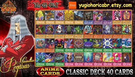 Maximillion Pegasus Orica Deck Yugioh Anime Cards Yugioh Yugioh