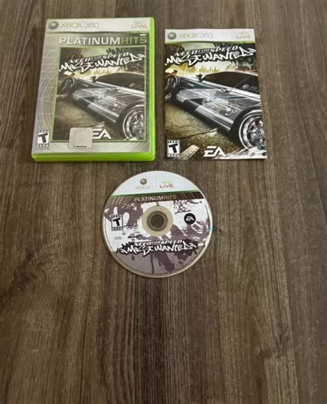 NEED FOR SPEED Most Wanted Platinum Hits Edition Microsoft Xbox CIB PicClick