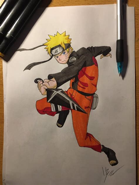 Easy Naruto Kurama Drawing