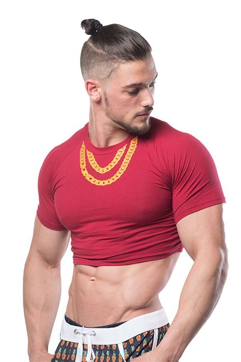 Mens Crop Tops Gay Pride Unisex Clothes Unisex Outfits Slim Fit Crop Top Outfits Hombre