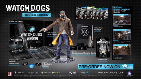 For playstation 4 at gamestop. Watch_Dogs Collector's DedSec Edition Video - The Average ...