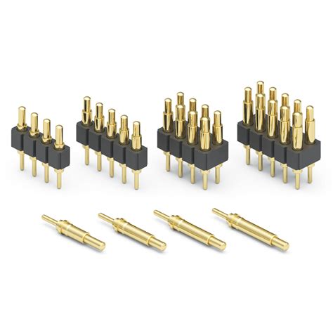 Spring Loaded Pins Connectors Delivers 114mm Mid Stroke Distance