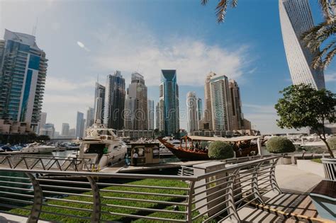 January 02 2019 Panoramic View With Modern Skyscrapers And Water