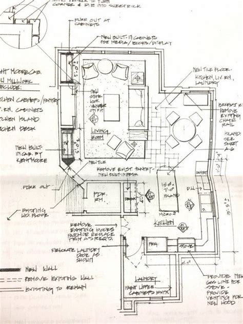 Hand Drawn Floor Plan Architecturaldrawing Architectural Drawing