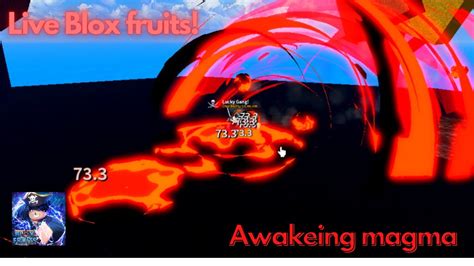 🚨live Blox Fruits Awakening Magma Fruit🚨 Youtube