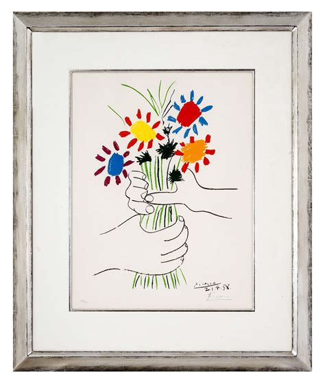 Pablo Picasso Le Bouquet 1958 Mutualart