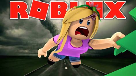 Little Kelly Caught In A Tornado Sharky Gaming Roblox Youtube