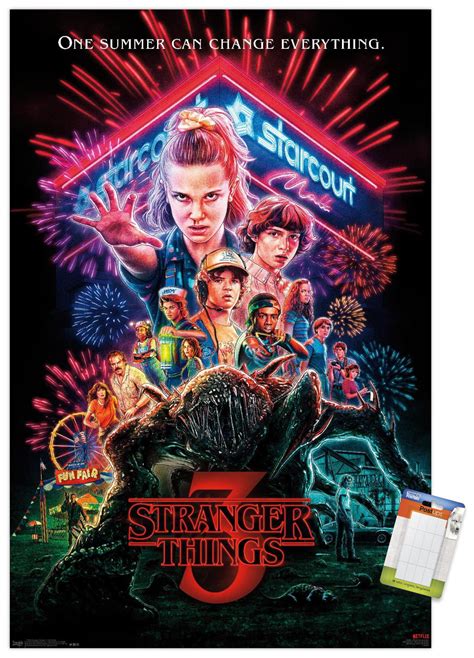 Netflix Stranger Things Season 3 One Sheet Premium Poster And Poster