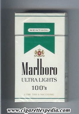 How Much Nicotine Is In A Marlboro Menthol Ultra Light