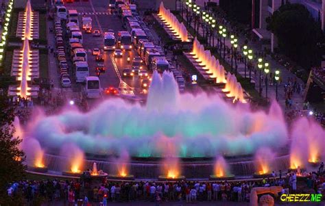 The magic fountain of montjuïc is a fountain located at the head of avinguda maria cristina in the montjuïc neighborhood of barcelona, catalonia, spain. City Travel Guides: Montjuic Magic Fountain Show