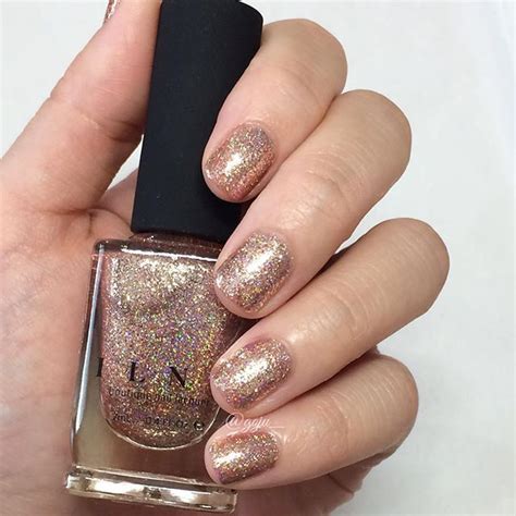 Rose gold nail polishes to wear this winter. Juliette - Rose Gold Holographic Ultra Metallic Nail ...