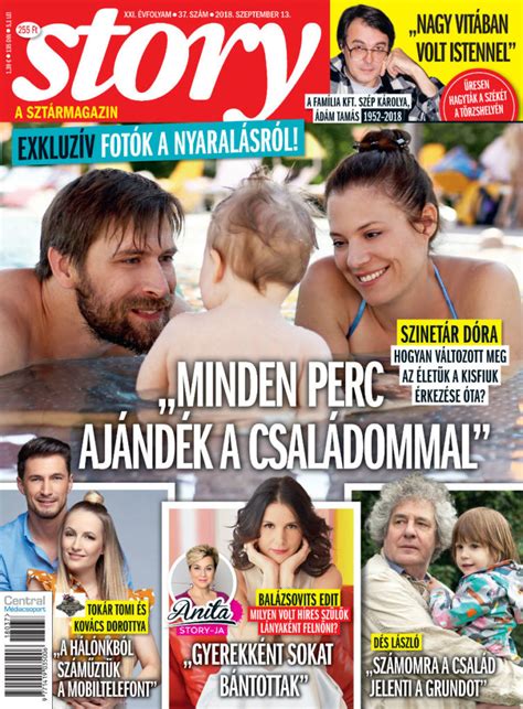 És bármilyen naaagy, mindjárt négyéves is amúgy, ilyenkor pici babának tűnik. Vidám családi fotó Szinetár Dóráék nyaralásáról | nlc