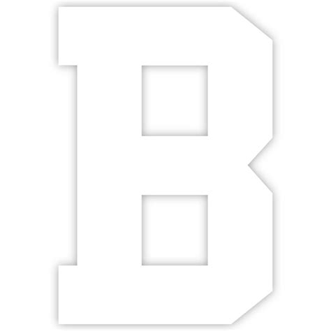 Varsity Letter B Decal Sticker Vinyl Window Laptop College Etsy