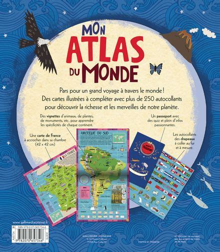 Documentaires Mon Atlas Du Monde Albums Documentaires Gallimard Jeunesse