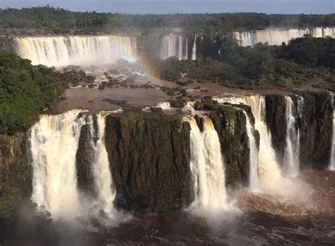 iguassu falls brazil side with macuco helicopter flight and bird park from foz do iguazu 2023