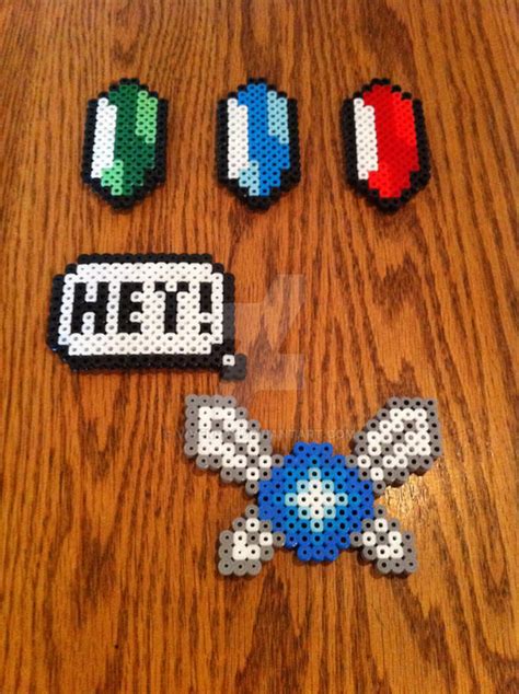 Zelda Fairy Rupee Bead Sprites By Viverra1 On Deviantart