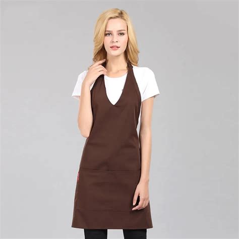 Chef Cooking Apron Fashion Kitchen Household Restaurant Cafe Waiter Hanging Neck Waistband Long