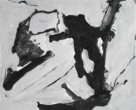 Jack Freeman Black And White Abstract Expressionist